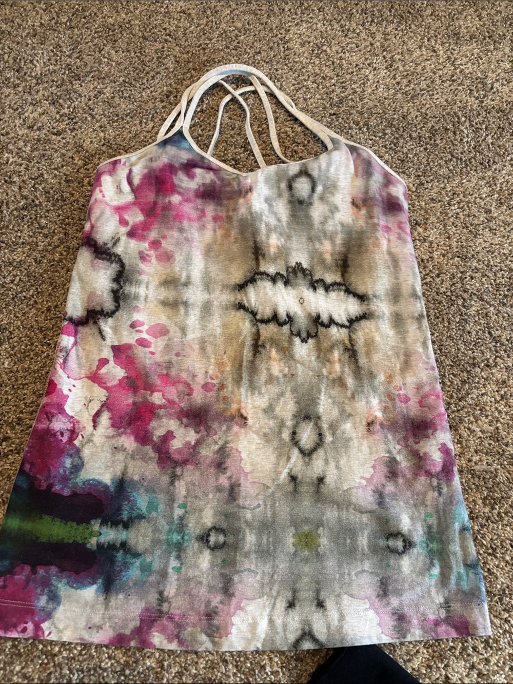 lululemon athletica Multicolor Tie-Dye Strappy Tank Top